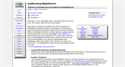 Desktop Screenshot of digicam-beratung.de